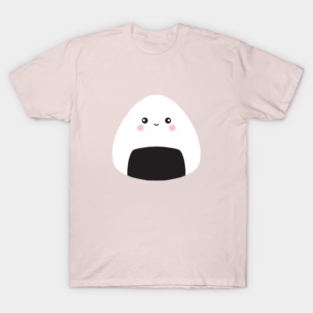 Cute Onigiri T-Shirt by lisanisafazrin